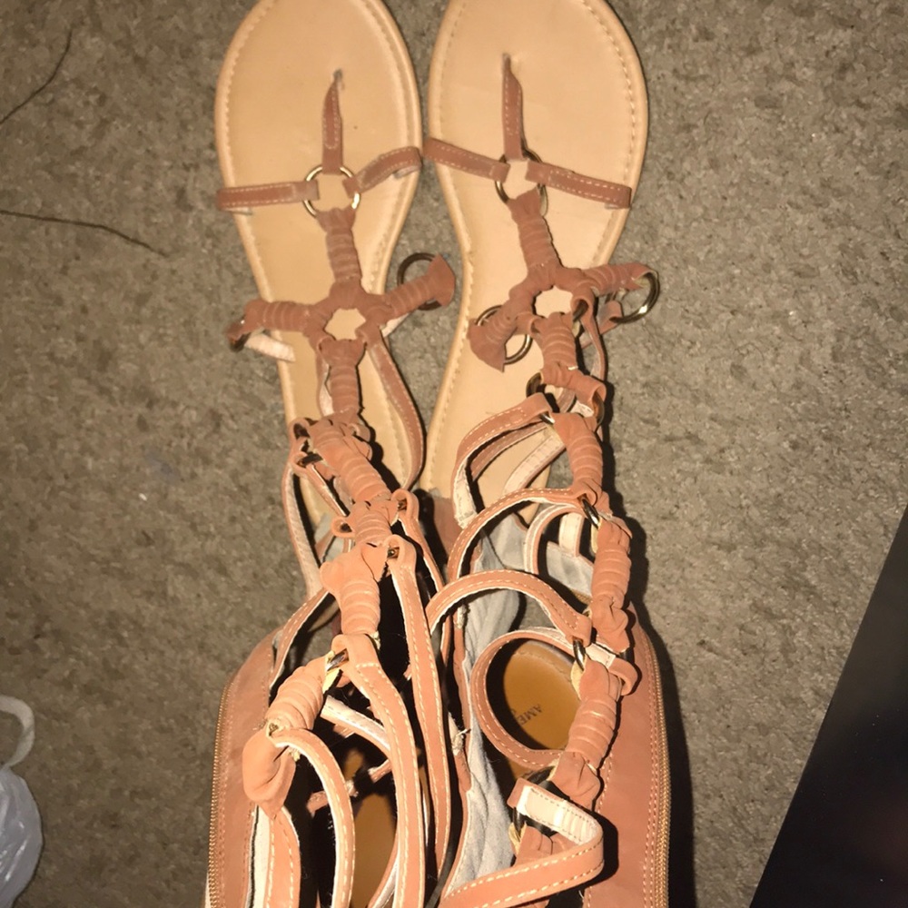 Adorable gladiator sandals !